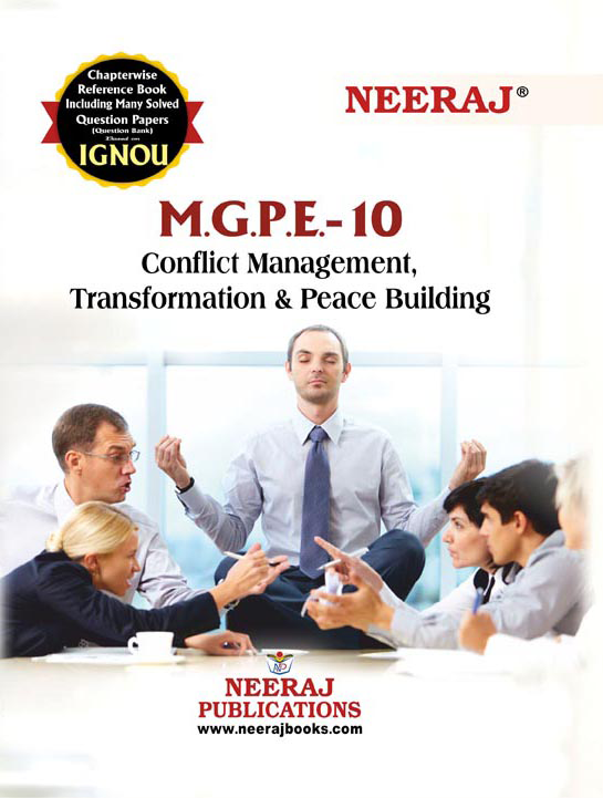 Conflict Management Transformation and Peace Building