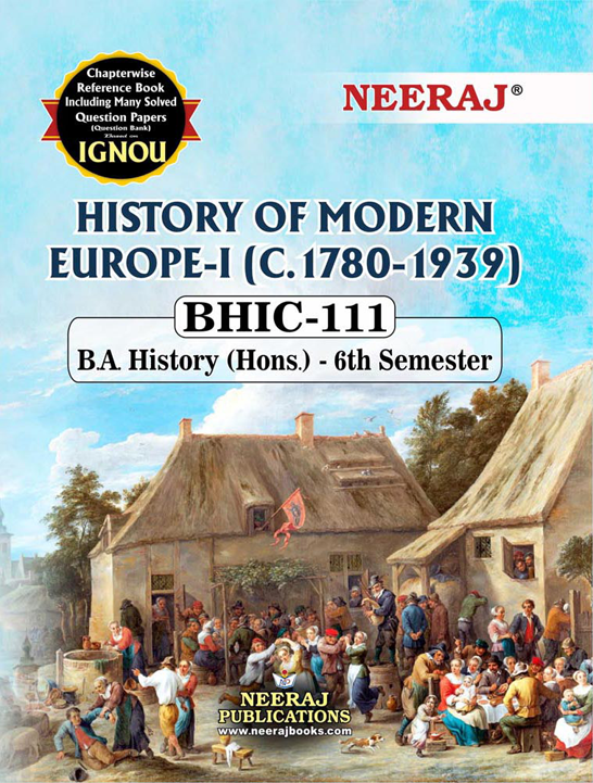 History of Modern Europe-I C.1780-1939